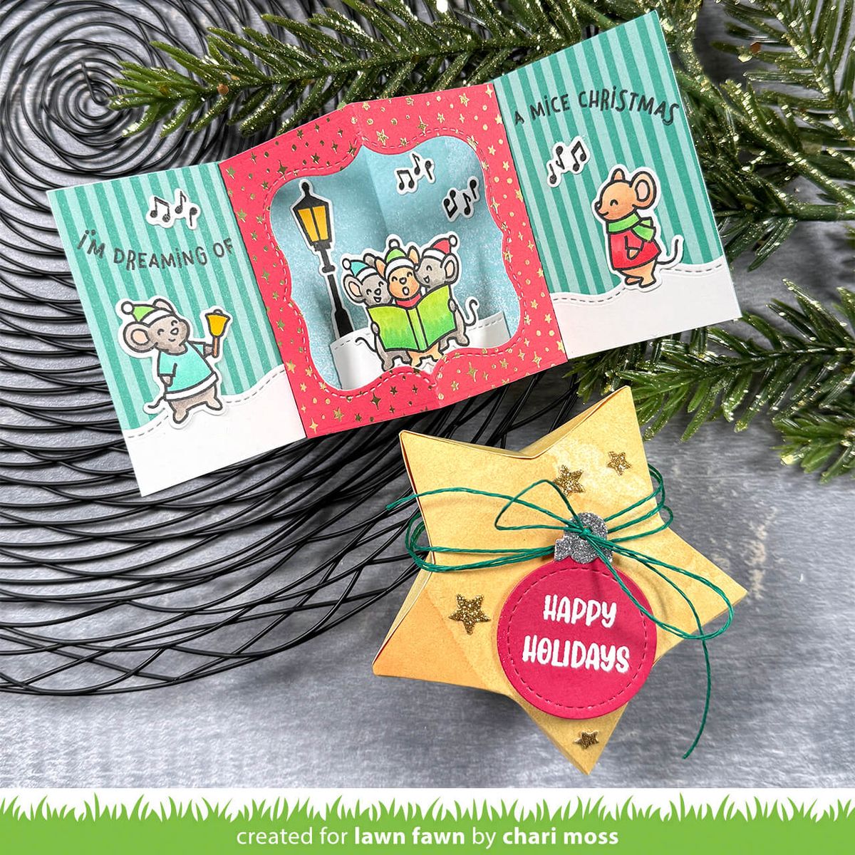 Lawn Fawn Star Treat Box Dies