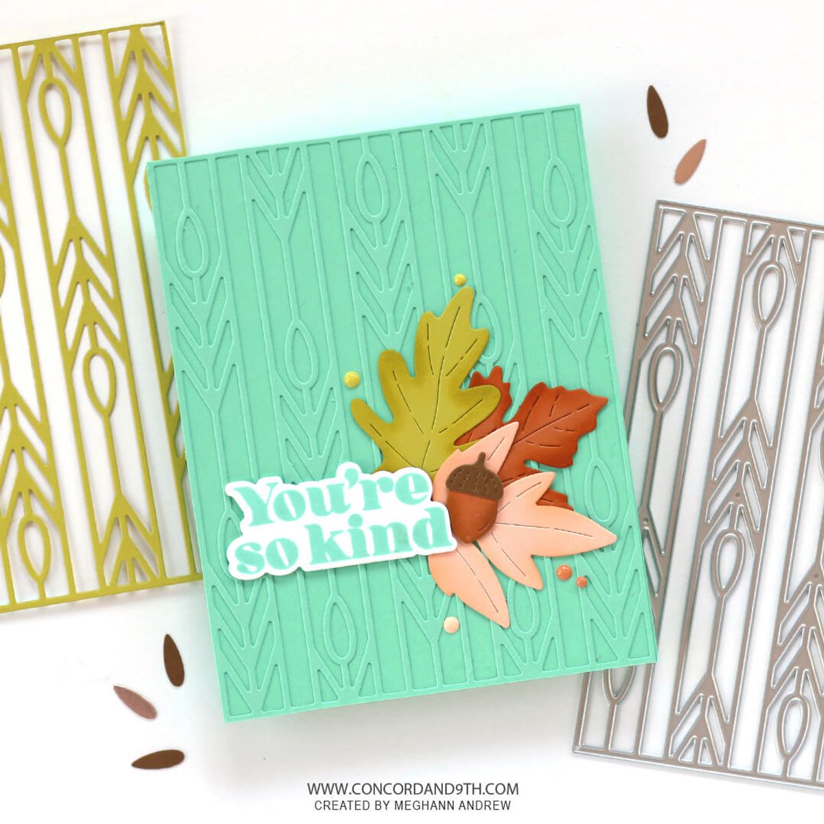 Prairie Wheat Card Front Die