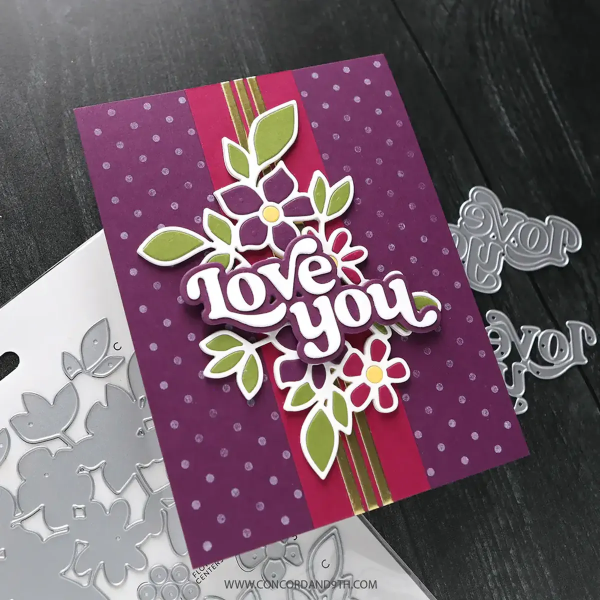 Kristina Werner Daphne's Flowers Inlay Dies