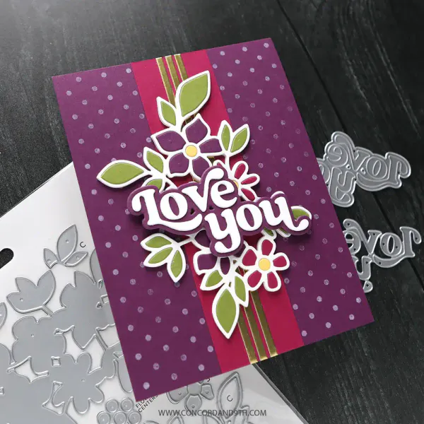 Hovedbilde Kristina Werner Daphne's Flowers Inlay Dies