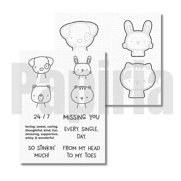 Hovedbilde MFT Missing You Every Single Day stamp and die ...