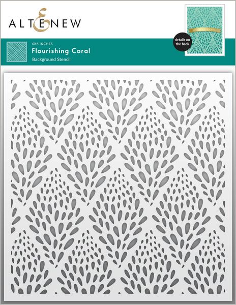 Hovedbilde Altenew Flourishing Coral Stencil