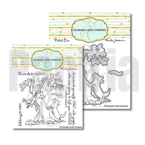 Hovedbilde 3C/ Anita Jeram - Lift You Higher stamp and die ...