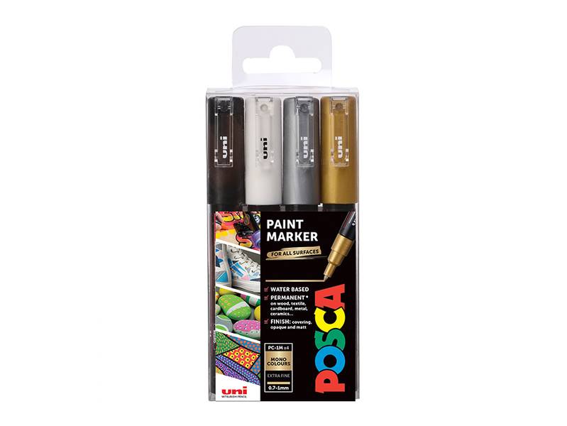 Uni POSCA Paint Marker PC1M Mono/ Metallic Papiria