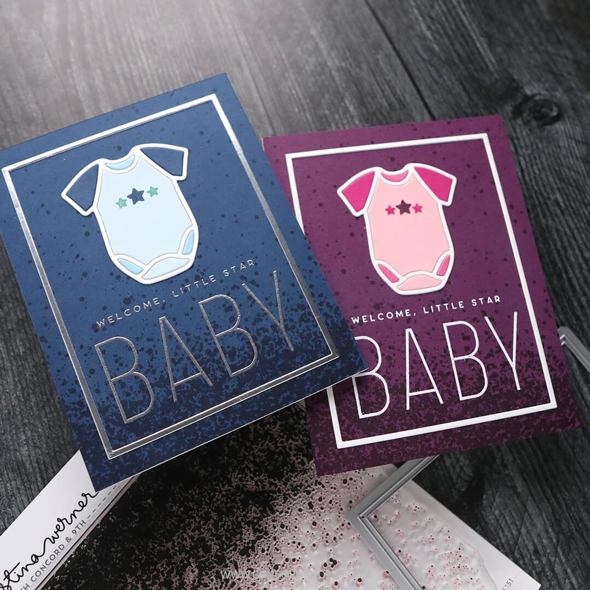 Kristina Werner Splatter Texture Background Stamp