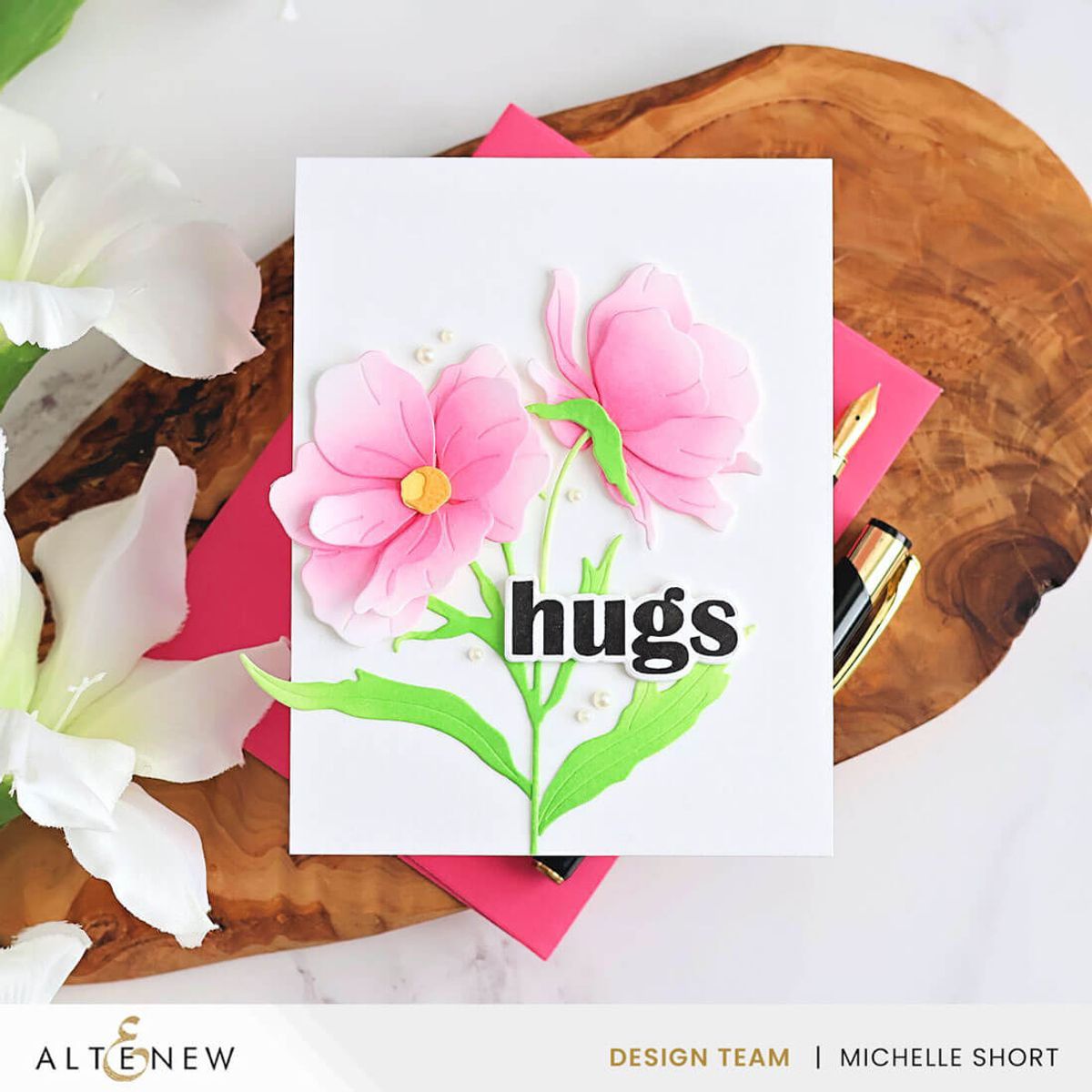 Craft-A-Flower: Butterfly Ranunculus Layering Die Set
