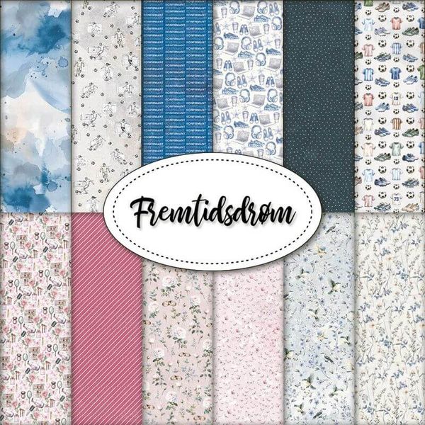 Hovedbilde Papirdesign mønsterark - Fremtidsdrøm