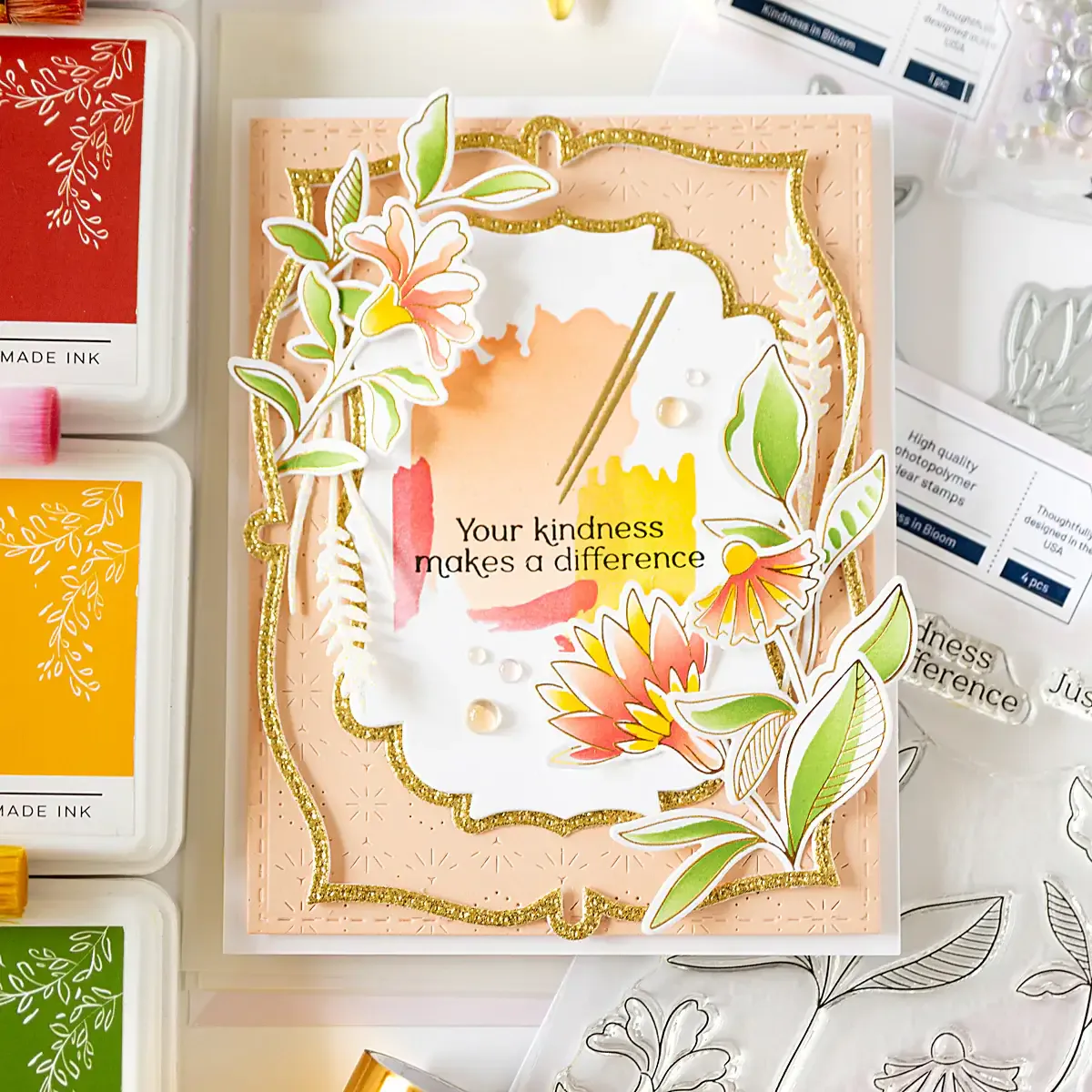 Pinkfresh Studio Dotted Fancy Frames Die