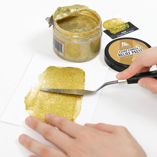 Hovedbilde Glitter Relief Paste - Gold