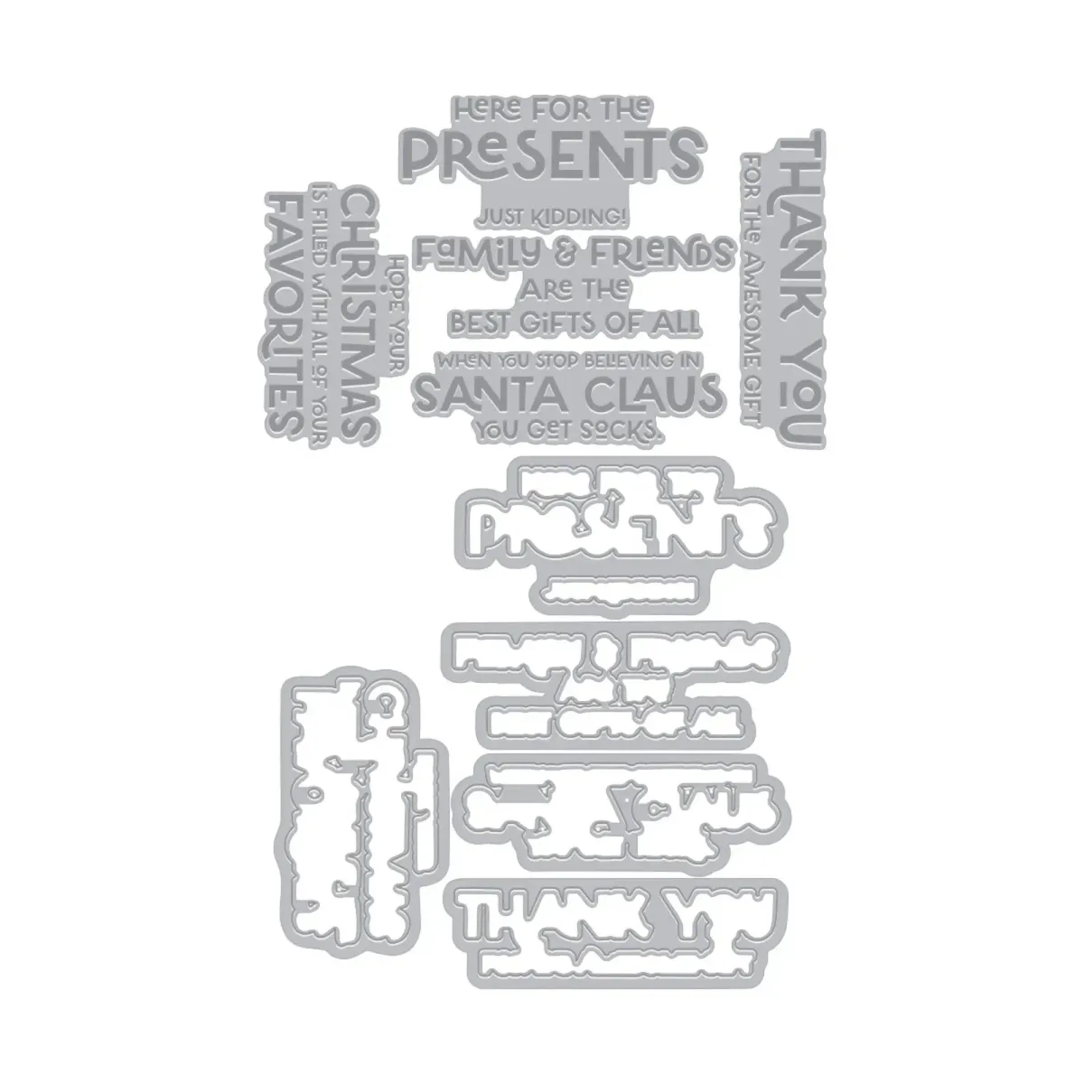 Hero Arts Best Gift Ever Letterpress + Foil & Cut