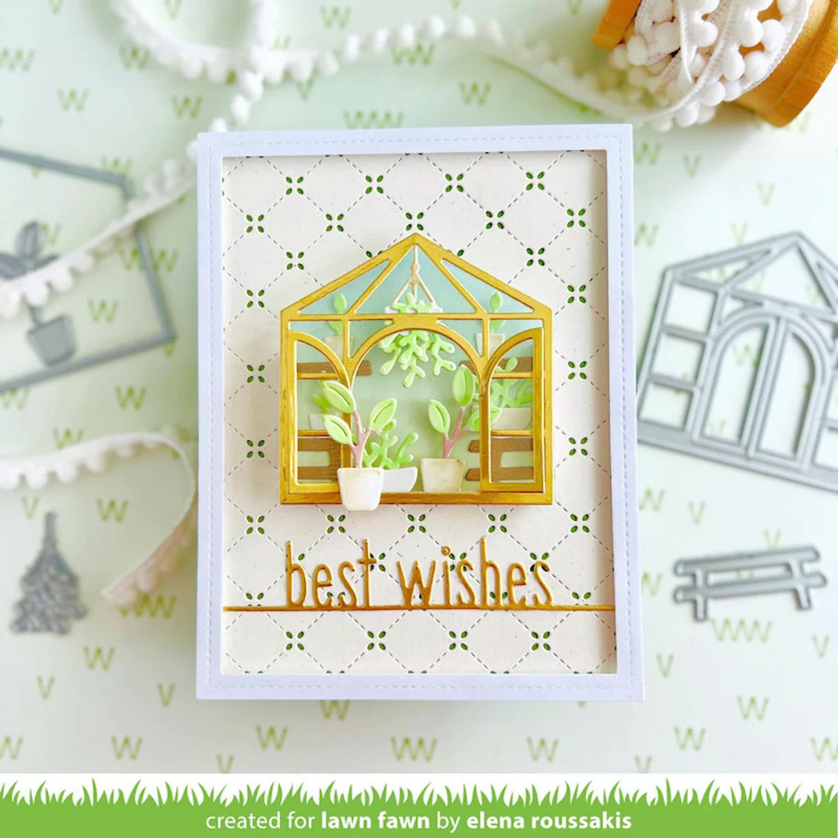Lawn Fawn Build-A-Greenhouse Dies