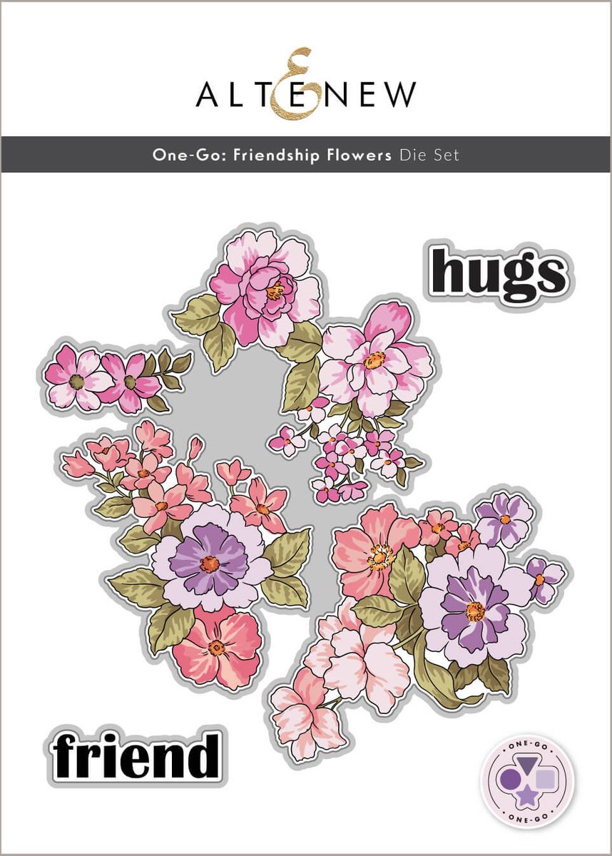 Altenew One-Go: Friendship Flowers Stamp Set