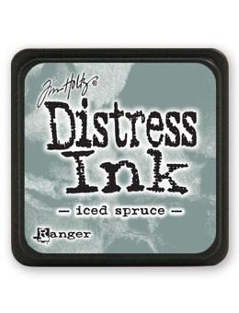 Mini Distress Ink Pad Iced Spruce