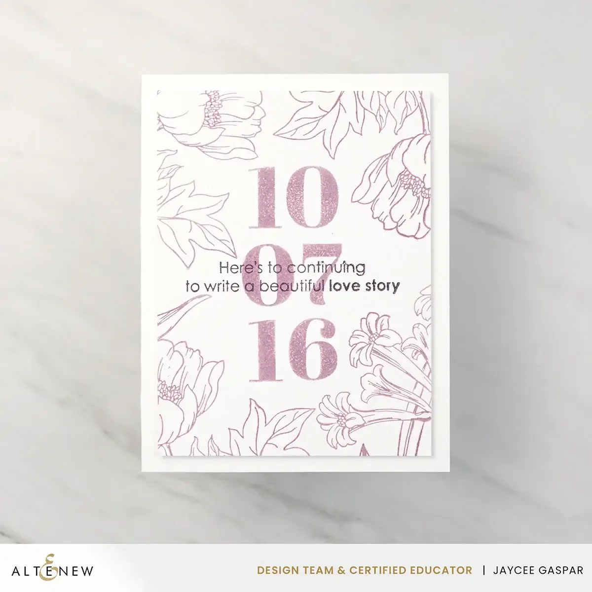 Altenew Love Story Press Plates