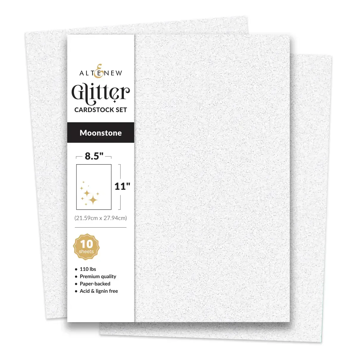 Altenew Glitter Cardstock Set - Moonstone