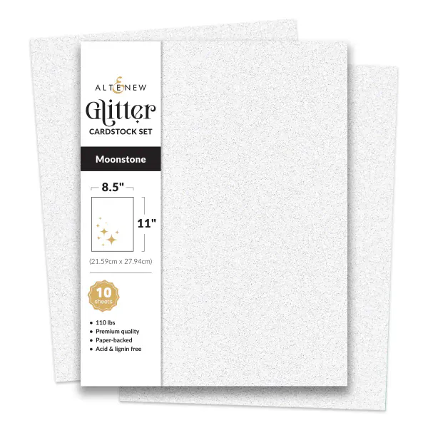 Hovedbilde Altenew Glitter Cardstock Set - Moonstone