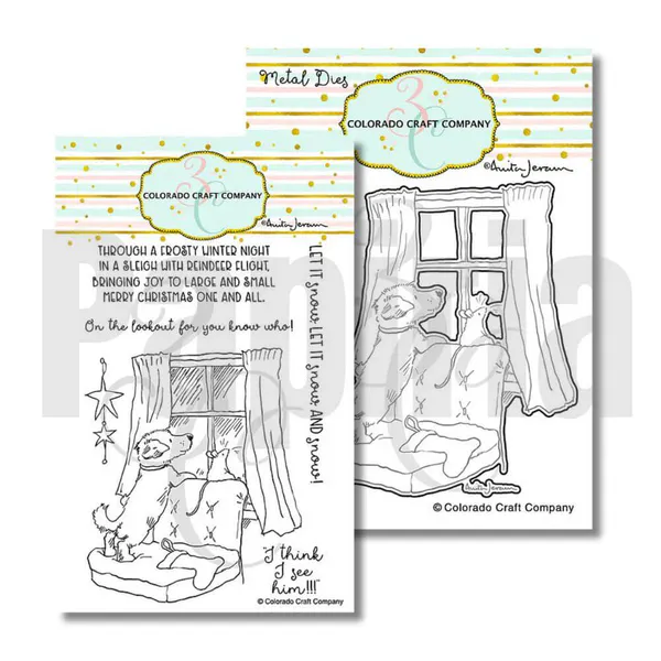 Hovedbilde 3C/ Anita Jeram On The Lookout stamp and die set