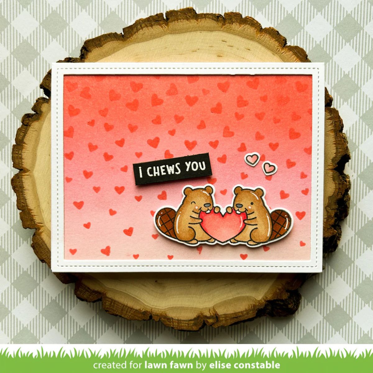 Lawn Fawn Falling Hearts Stencils