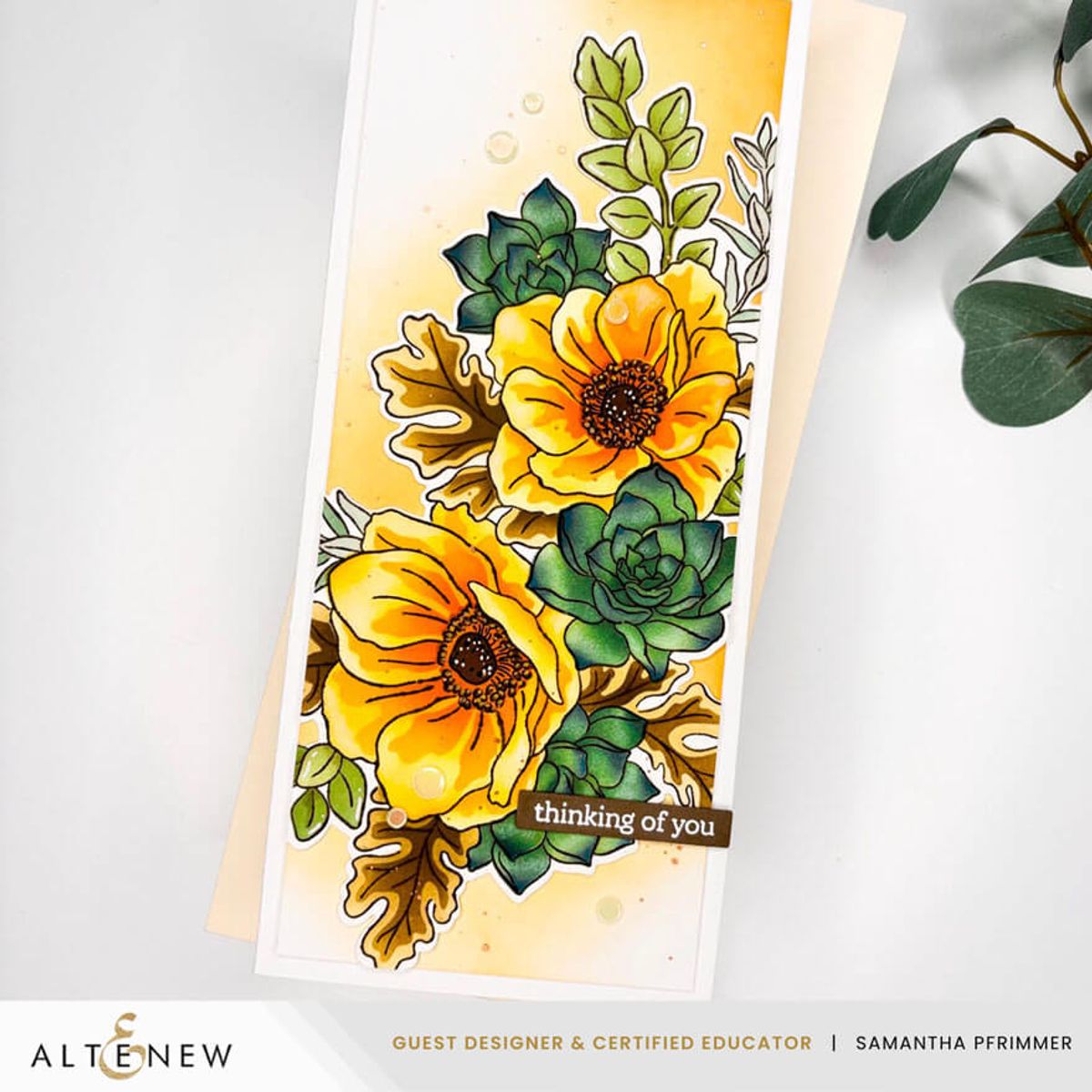 Altenew Build-A-Garden: Captivating Floral Swag