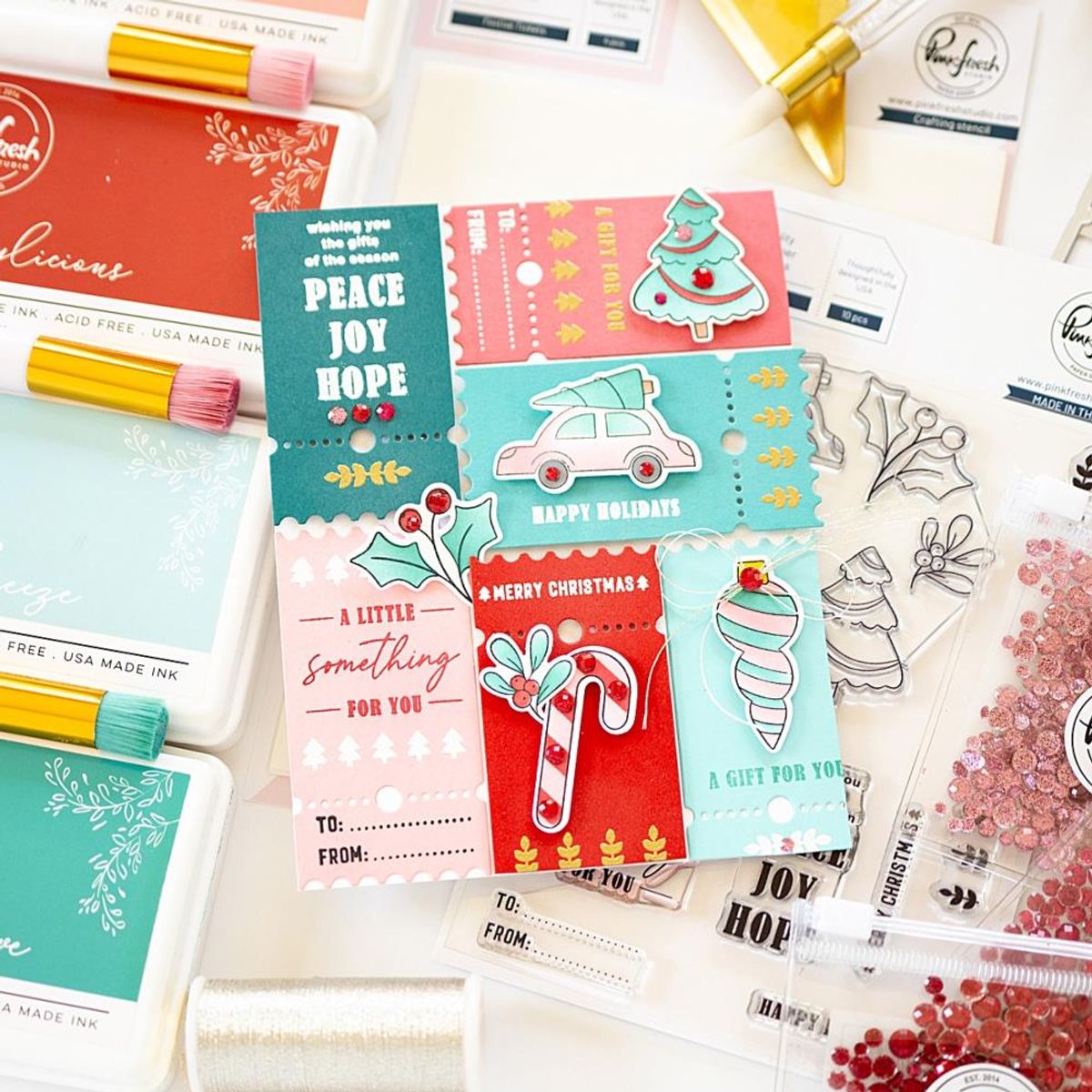 Pinkfresh Studio Festive Tickets bundle