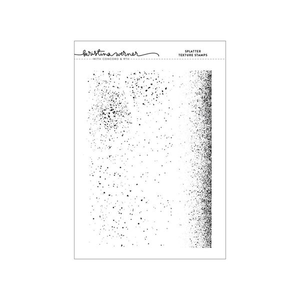 Hovedbilde Kristina Werner Splatter Texture Stamp Set