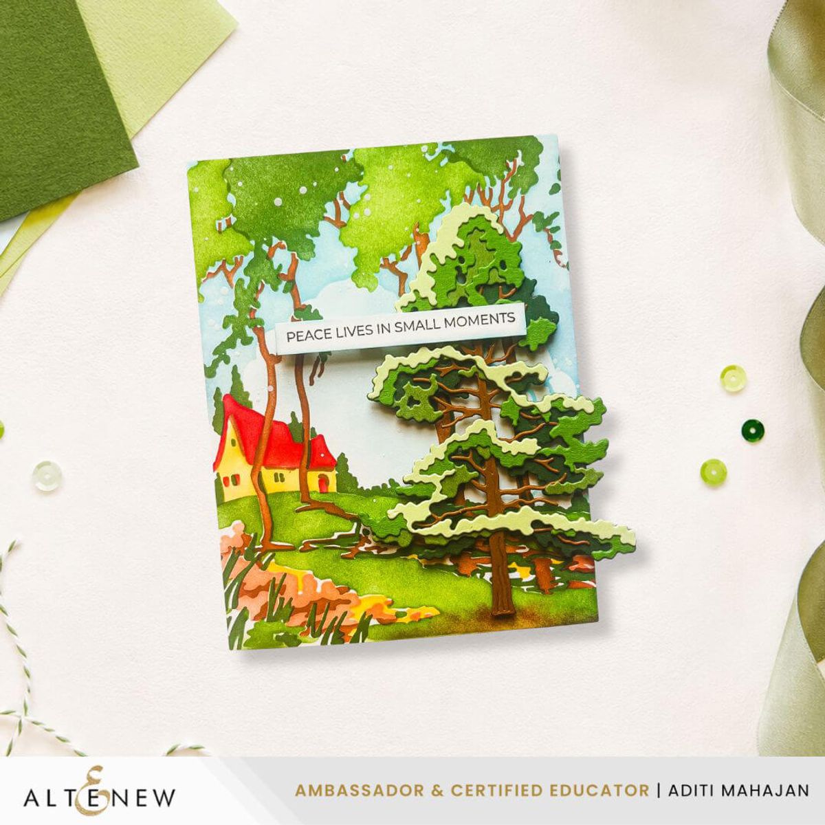 Creative Cuts: Jack Pine Tree Layering Die Set