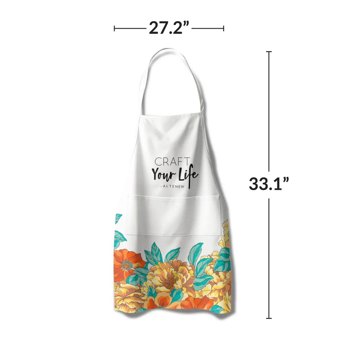 Altenew Artsy Apron - Orange & Yellow