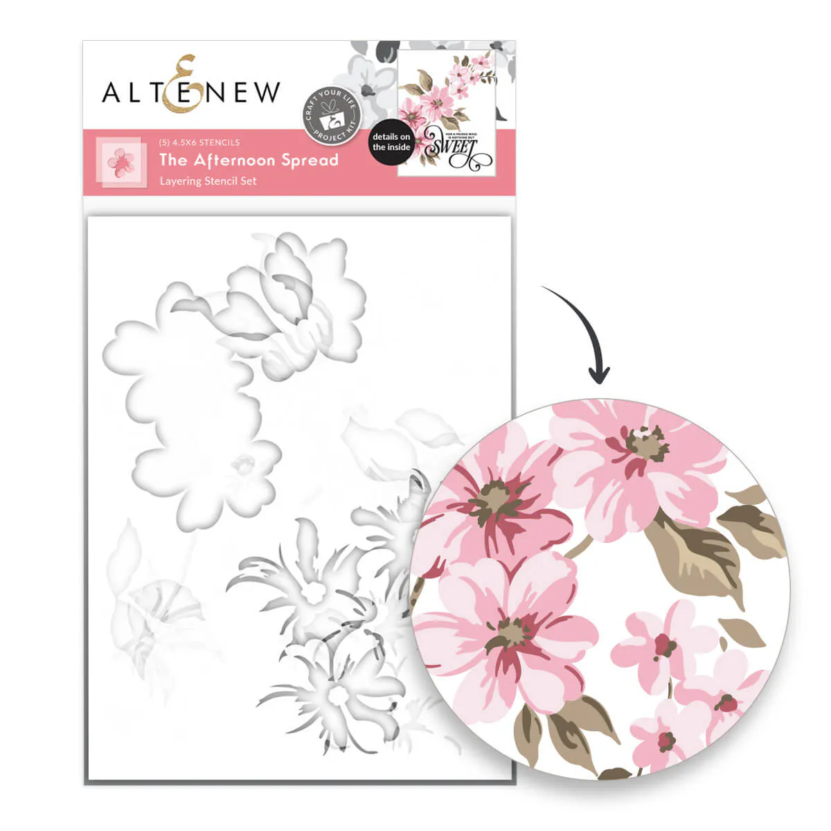 Craft Your Life Project Kit: The Afternoon Spread Add-On Die Set