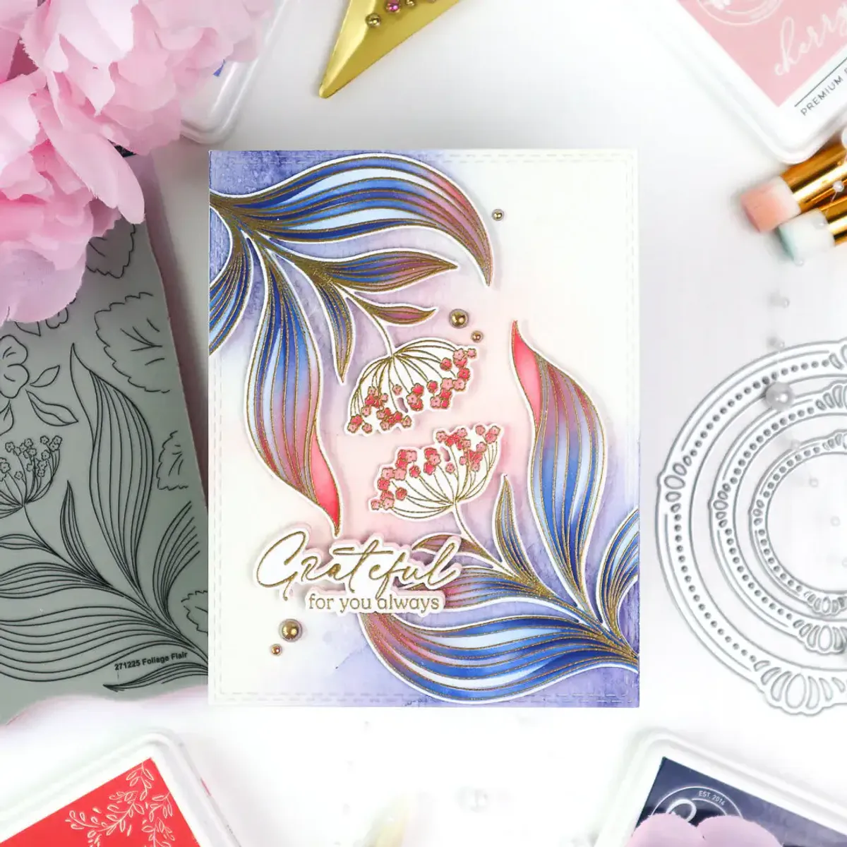 Pinkfresh Studio Foliage Flair bundle