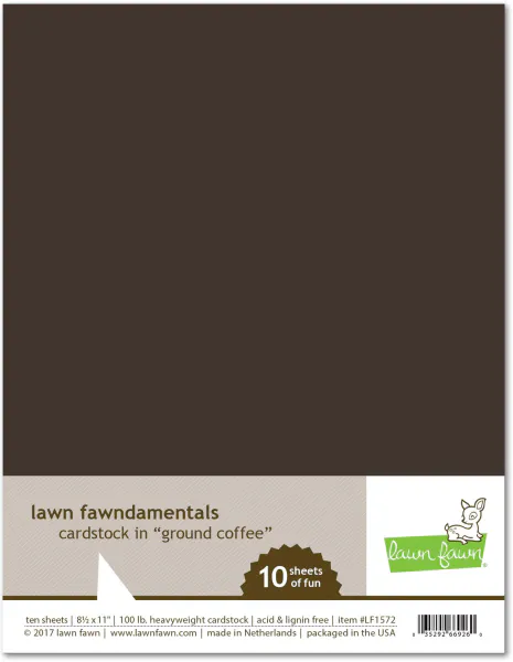 Hovedbilde Lawn Fawn Cardstock - Ground Coffee