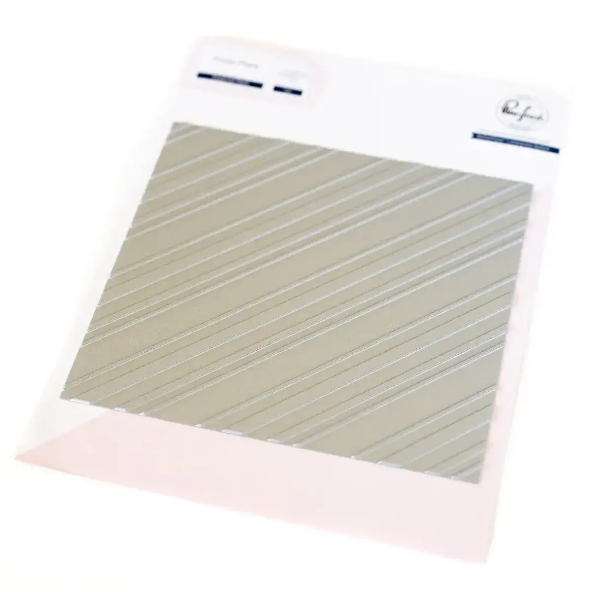 Pinkfresh Studio Diagonal Plaid Press Plate