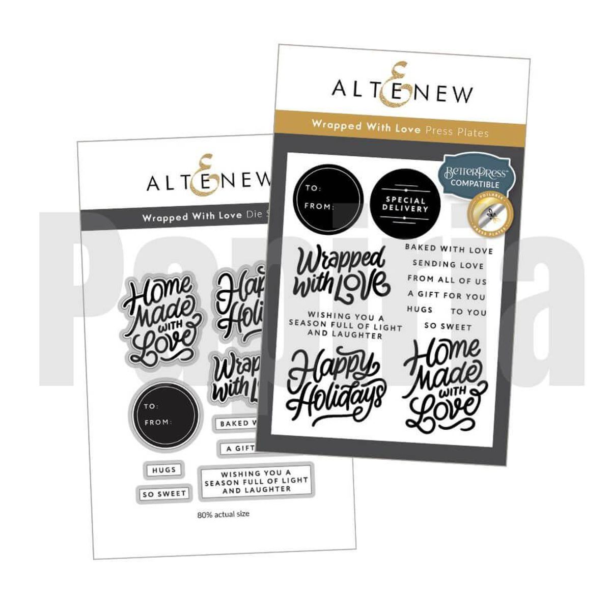 Altenew Wrapped With Love Press Plate & Die Bundle
