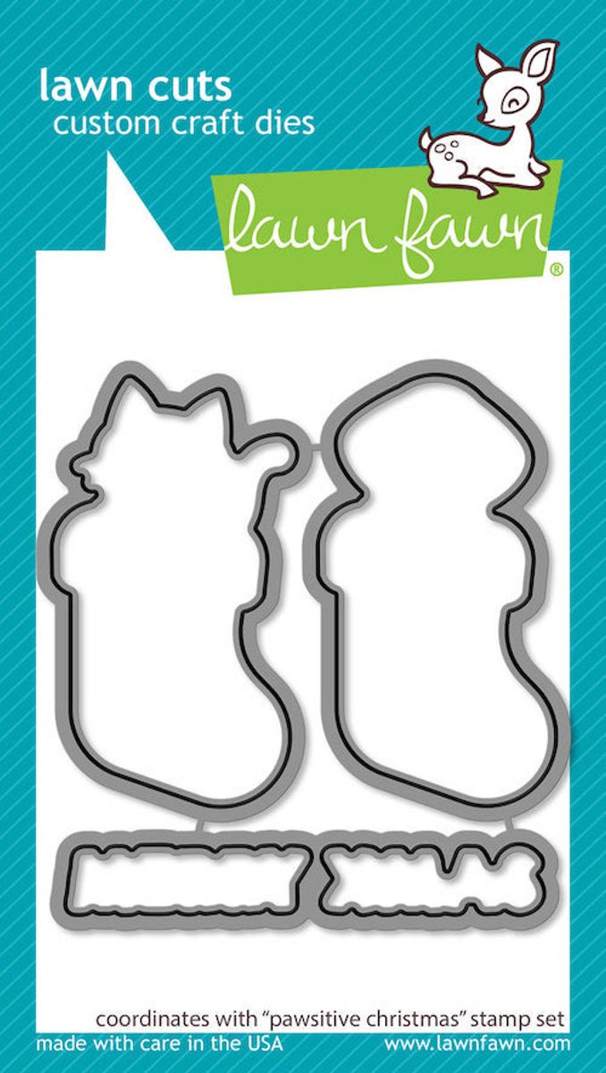 Lawn Fawn Pawsitive Christmas Stamp Set