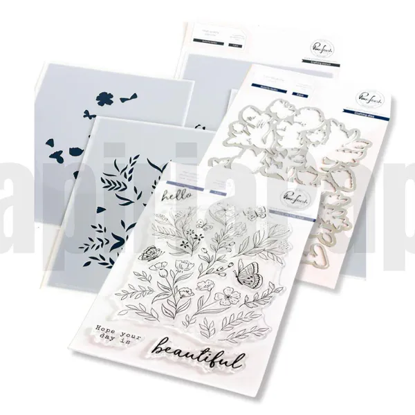 Hovedbilde Pinkfresh Studio Butterfly Garden bundle