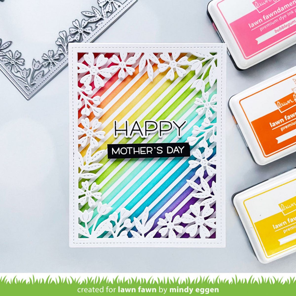 Lawn Fawn Skinny Stripes Stencils