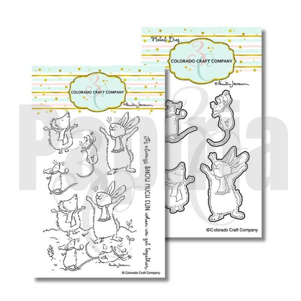 Hovedbilde 3C/ Anita Jeram Get Together stamp and die set