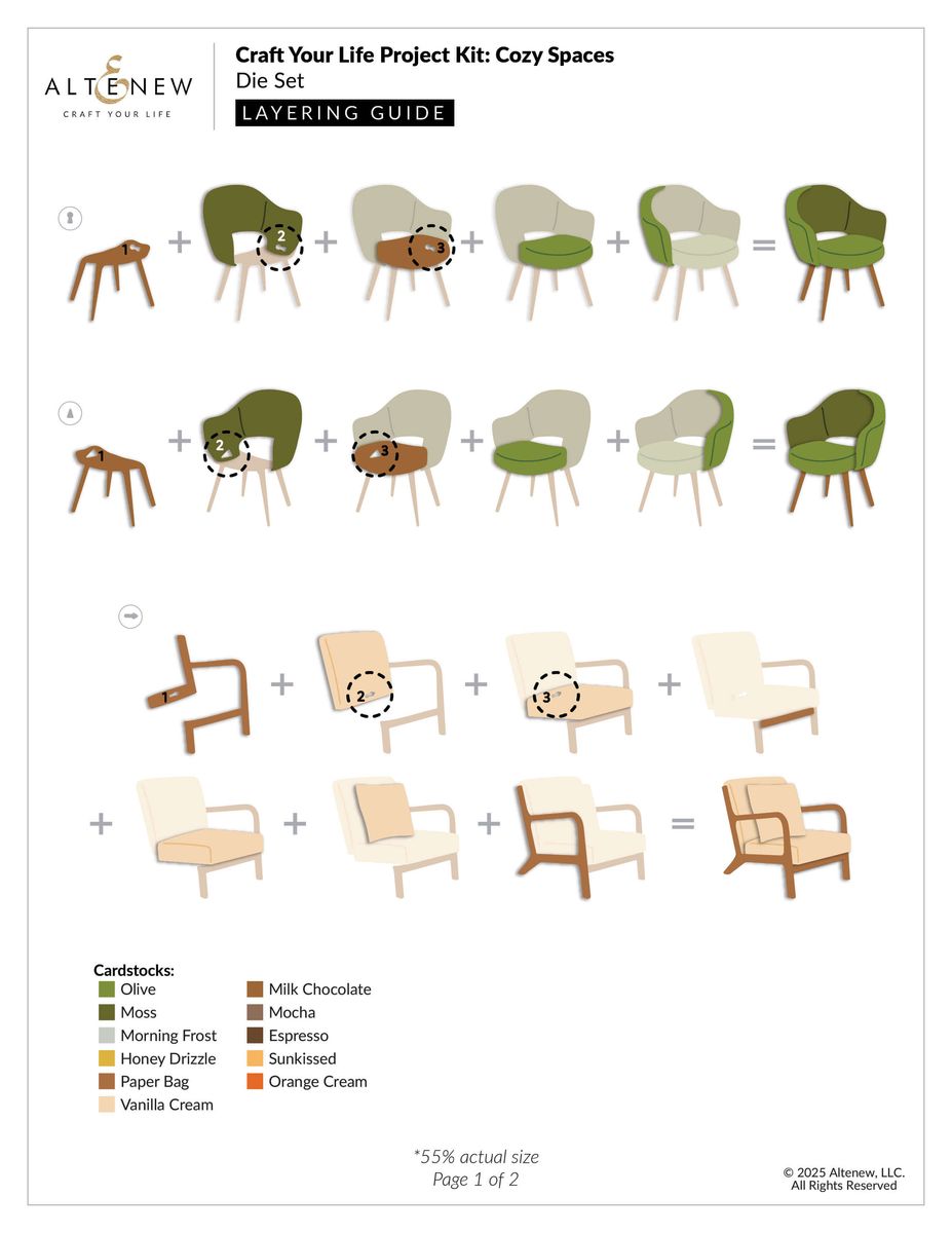 Altenew Project Kit: Cozy Spaces