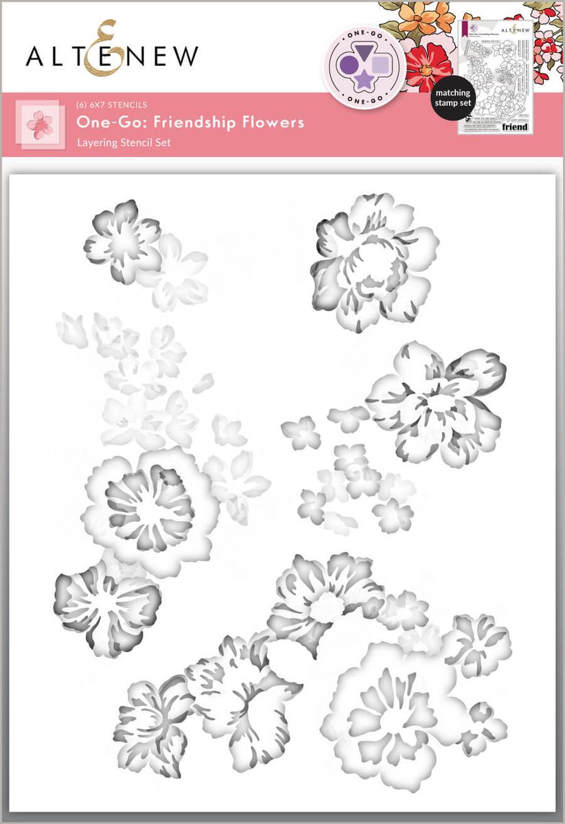Altenew One-Go: Friendship Flowers Dies