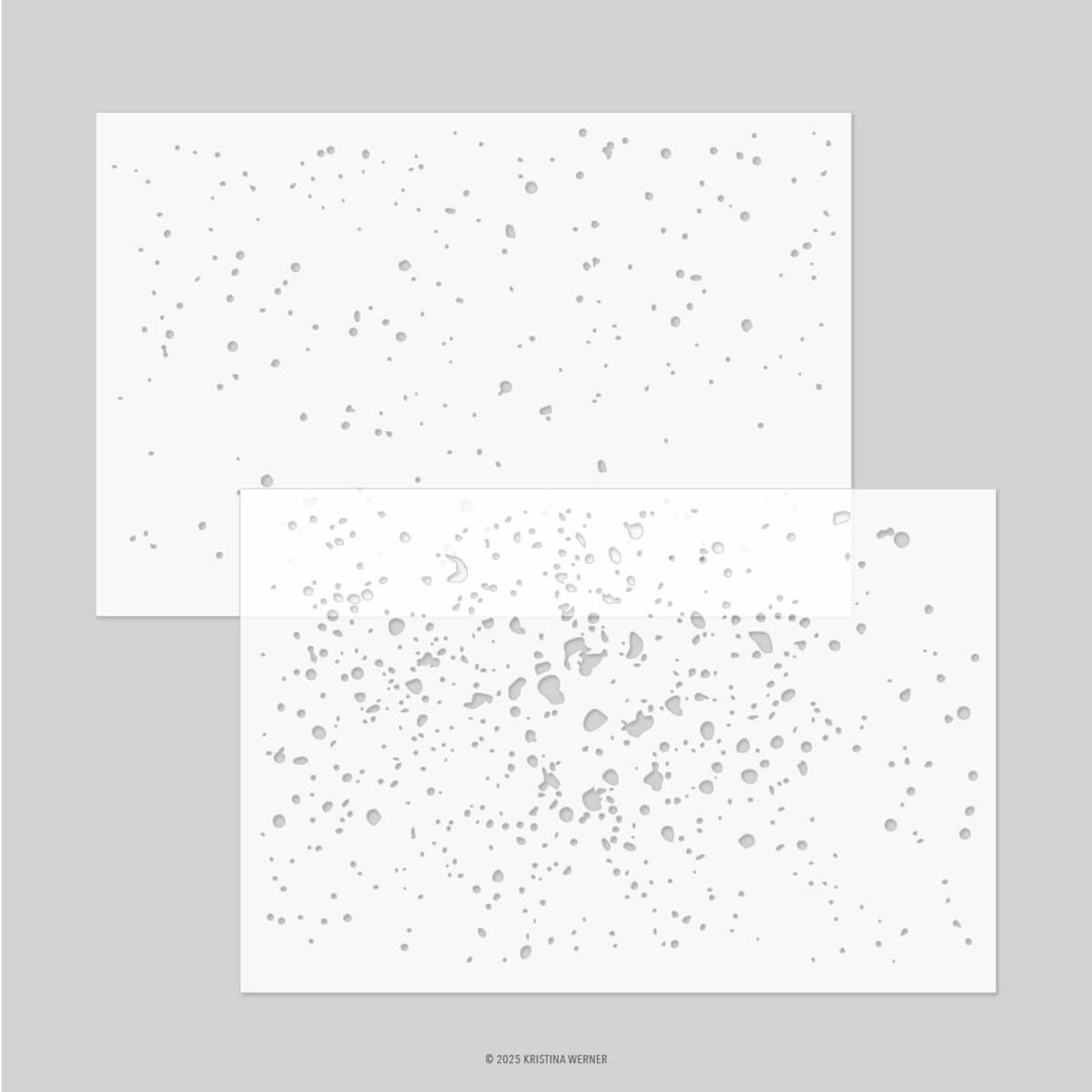 Kristina Werner Splatter Texture Stencil Pack