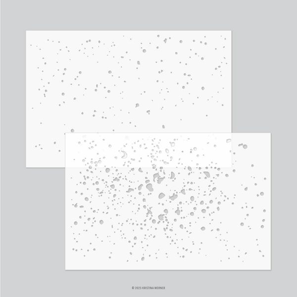 Hovedbilde Kristina Werner Splatter Texture Stencil Pack