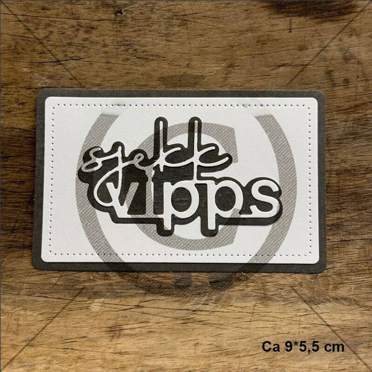 Papirdesign Sjekk vipps dies