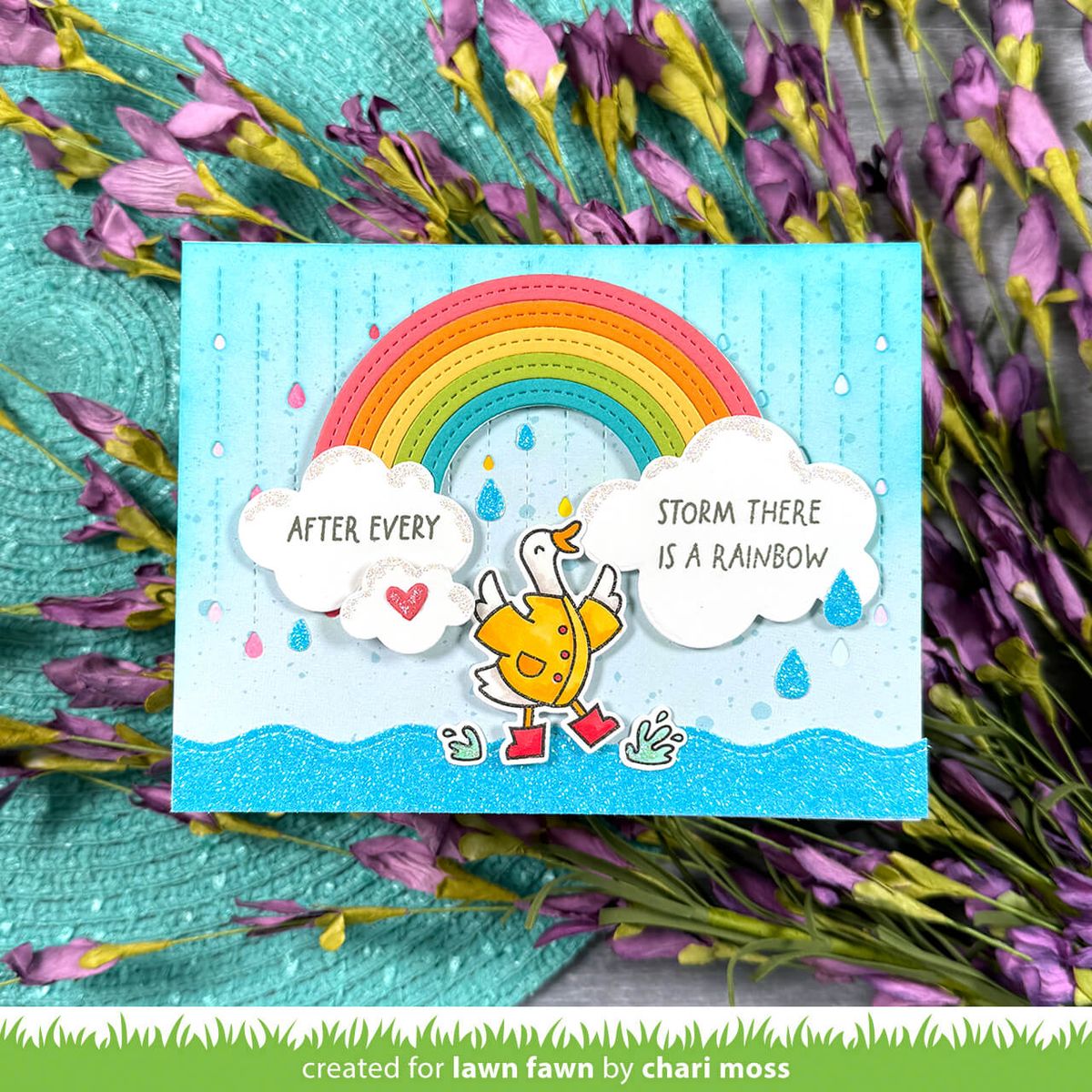 Lawn Fawn Over the Rainbow Dies