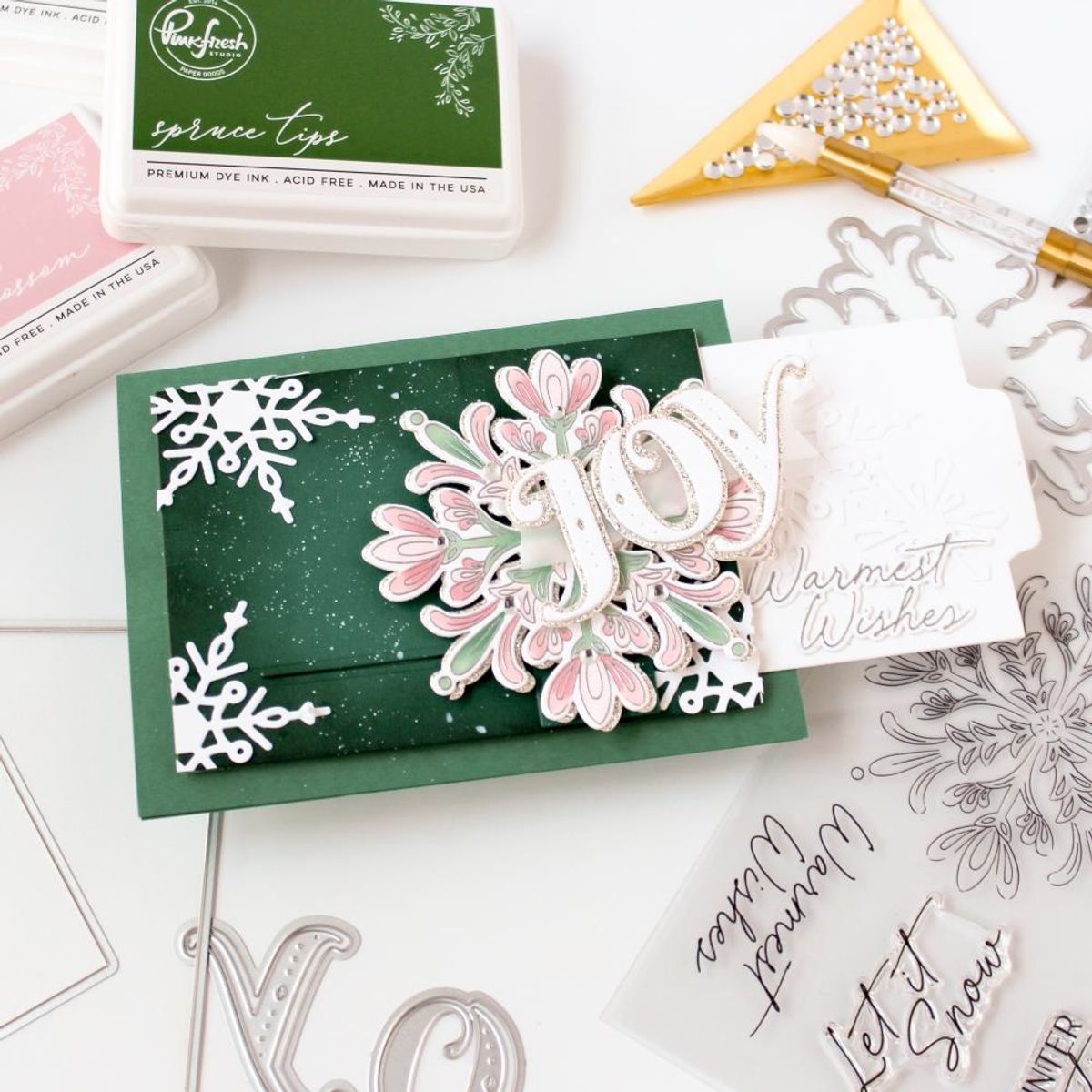 Pinkfresh Studio Kaitlin Alpha die set