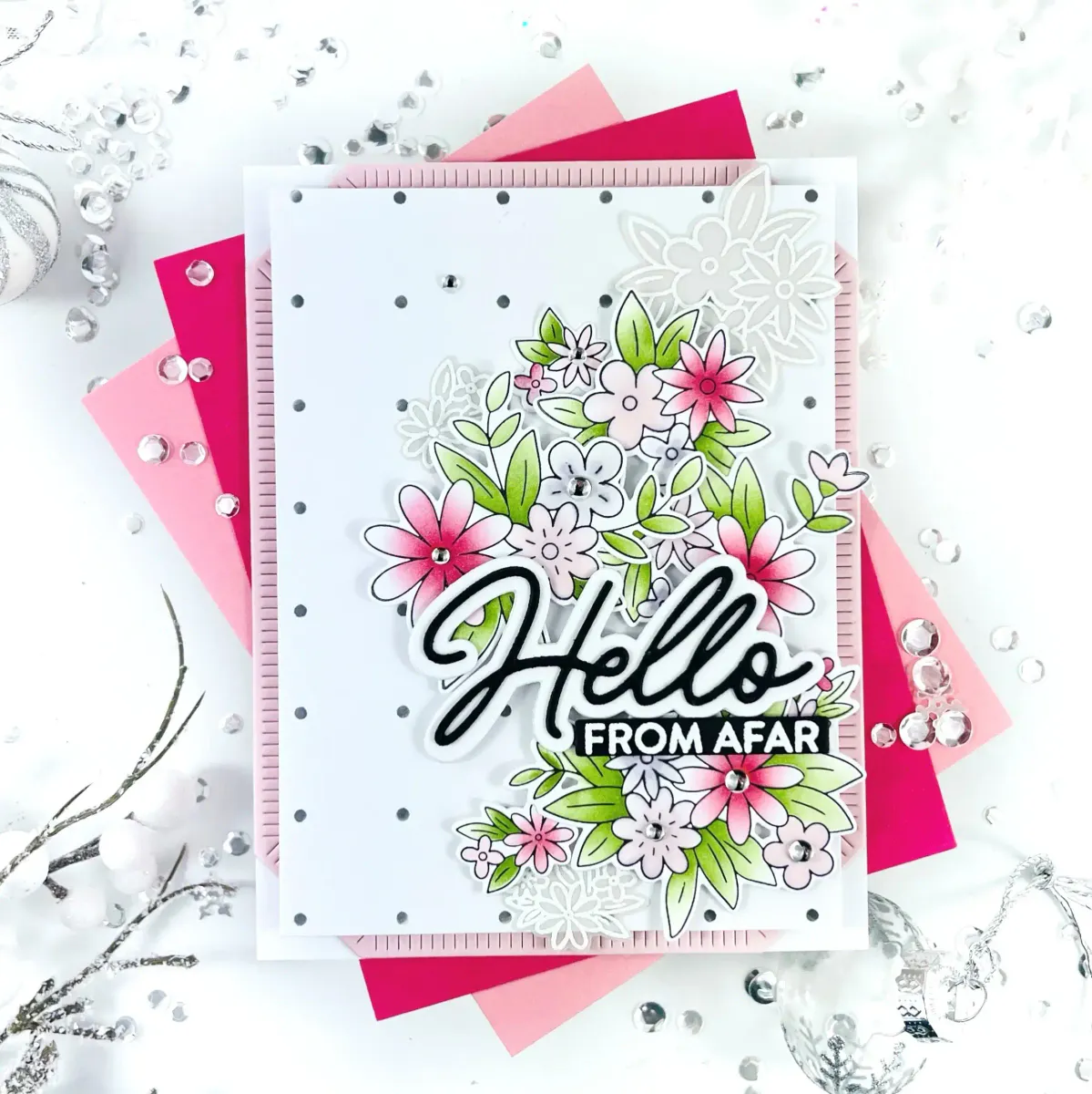 Pinkfresh Studio Cheerful Blossoms bundle