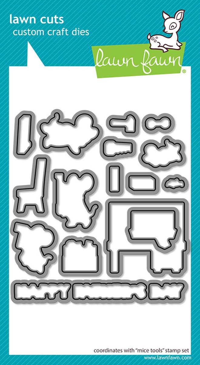 Lawn Fawn Mice Tools Stamp Set