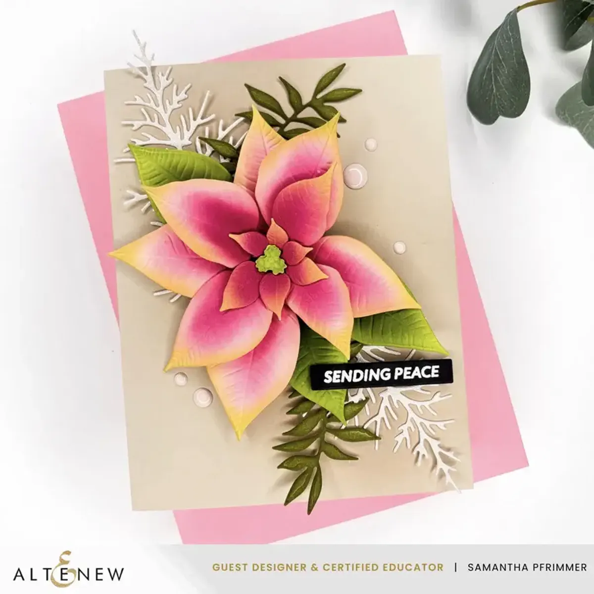 Lush Botanicals: Poinsettia 3D Embossing Folder & Die Set