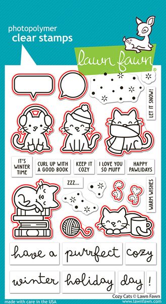 Hovedbilde Lawn Fawn Cozy Cats Dies