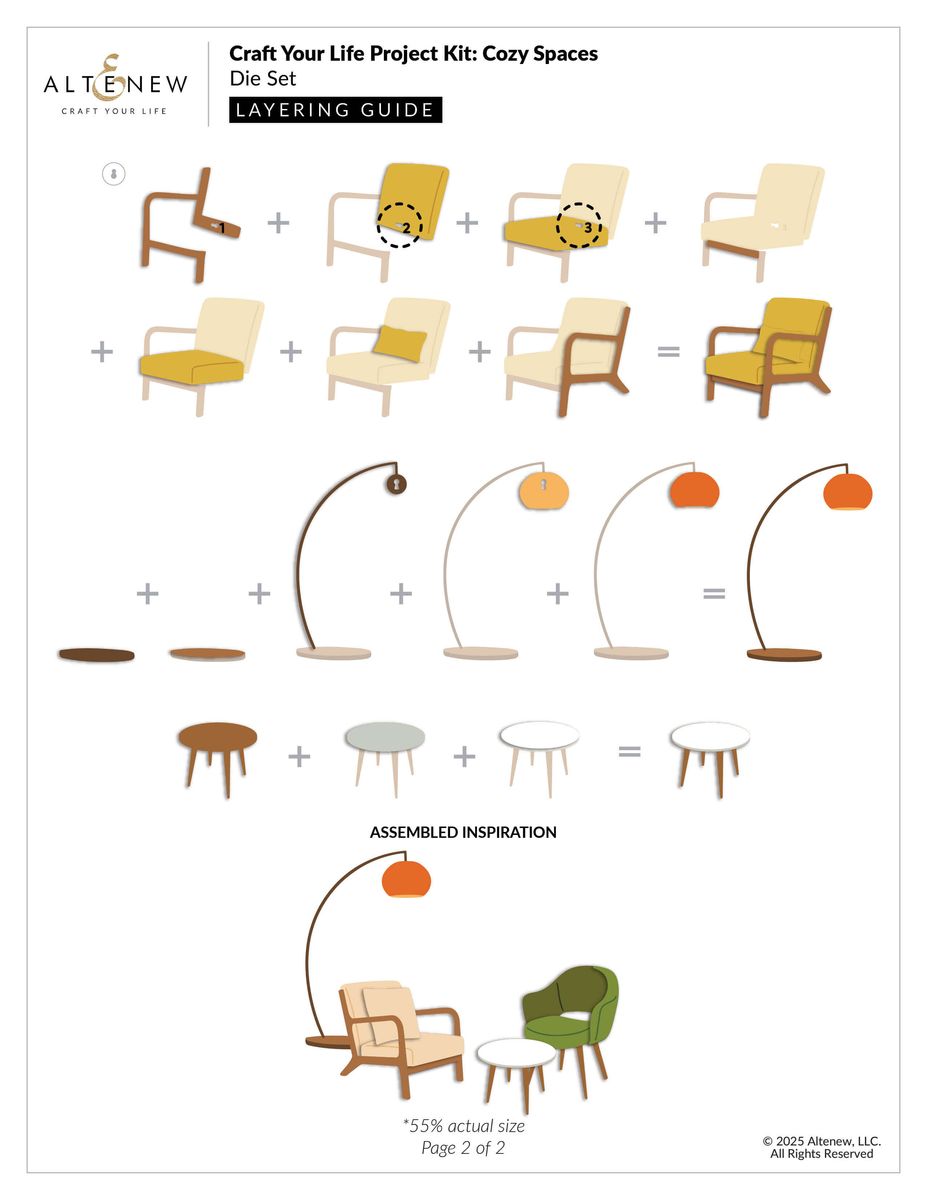 Altenew Project Kit: Cozy Spaces