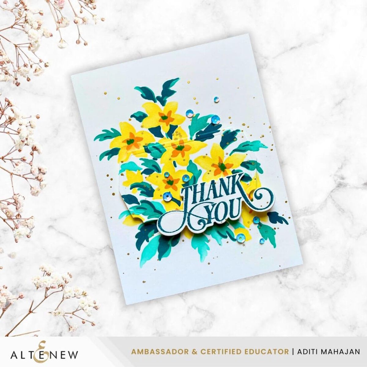 Altenew Creative Labels Stamp & Die Set