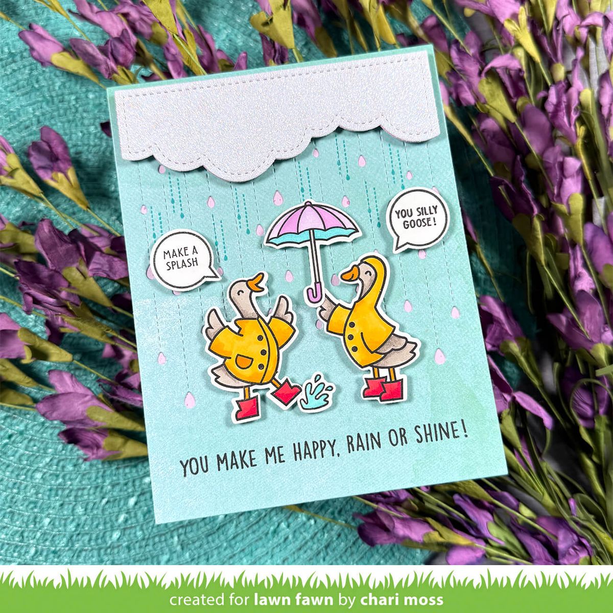 Lawn Fawn Silly Goose, Rain or Shine! Bundle